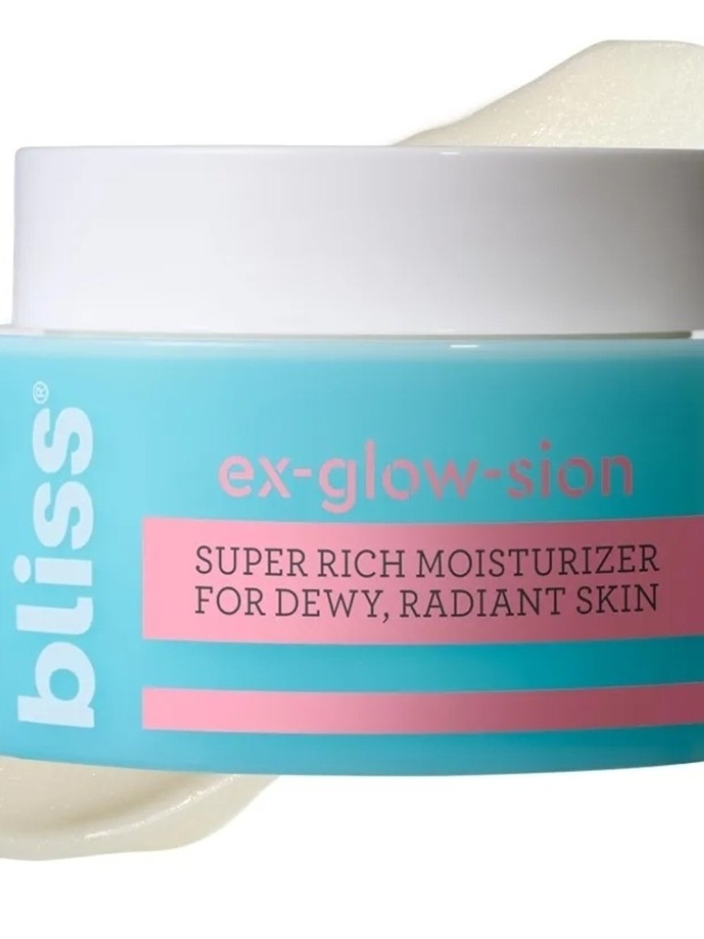 Bliss ex-glow-sion Super Rich Moisturizer — Turquoise & Pink